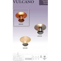 Светильник потолочный необычной формы VULCANO В200 / D310 3х40W G9 цвет золото