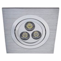 Светильники  Artelamp точечные  1х3W Power LED 270lm 6300K  Д92 / Ш92 / В65  D вреза 80  IP23