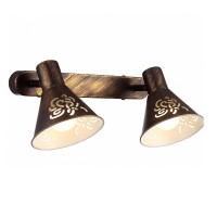 A5218AP-2BR Спот коричневого цвета на две лампы Arte lamp Cono В150 / Ш170 / Г310 2х40W E14